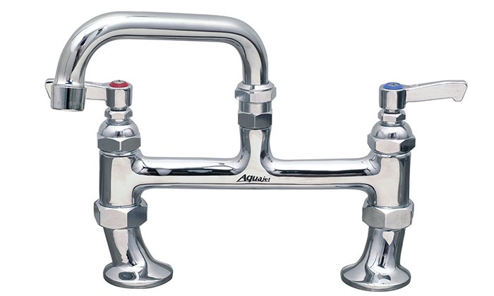 Aquajet 1/2" Mixer Tap with Lever Controls & 150mm Swivel Spout AJ-B-306L